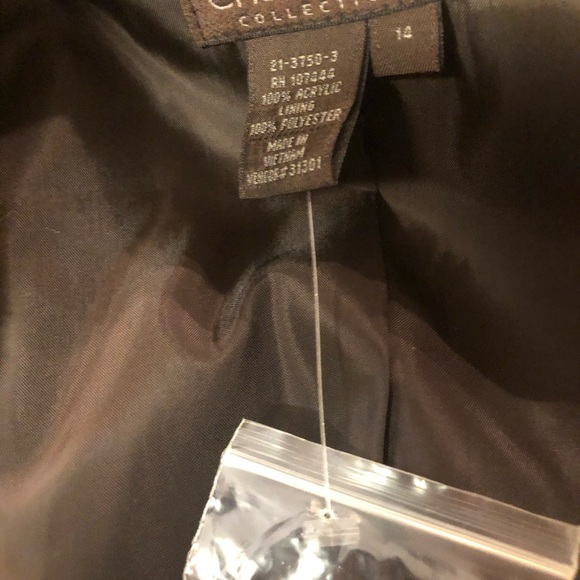 Chic Houndstooth Blazer - Brown and Black - Picture 3 of 5